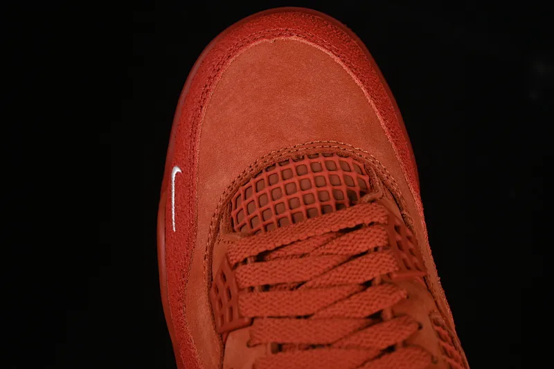 All categories Air Jordan Jordan series basketball shoes Air Jordan 4 GX foreign trade version Nigel Sylvester x Air Jordan 4 OG "Brick By Brick" AJ4 Joe 4 Orange Brown Suede DR5415-100